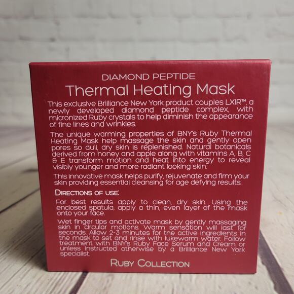 Brilliance New York Thermal Heating Mask Ruby Red Collection 1.69 fl oz. - Picture 4 of 6